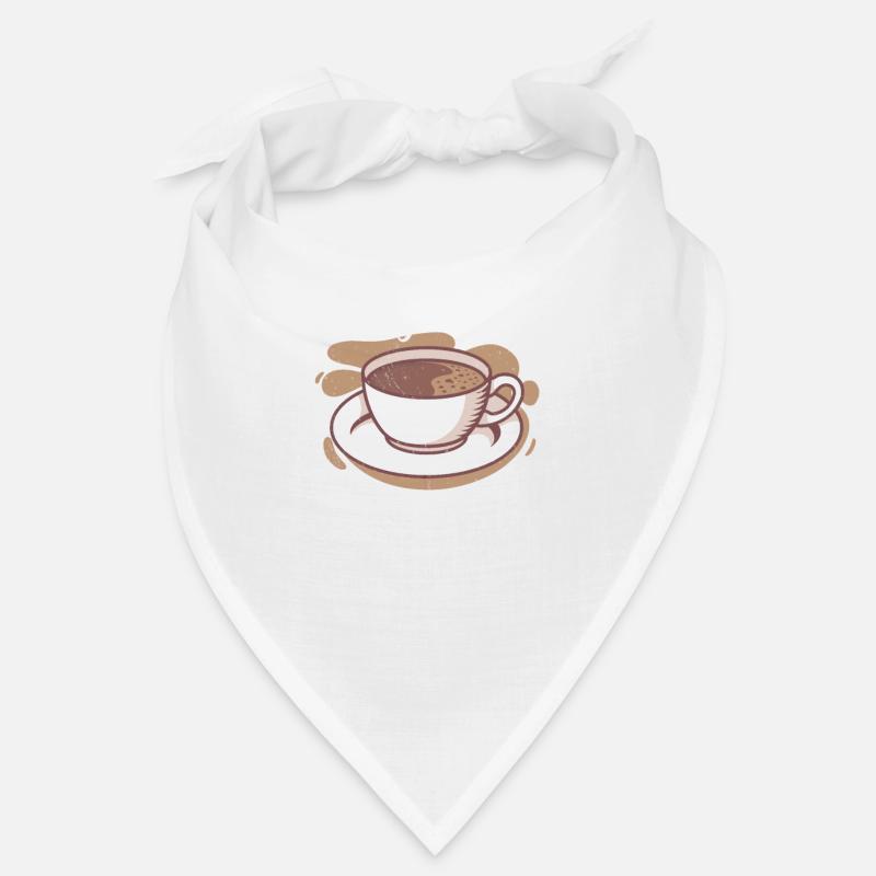 Coffee Lover Caffeine Molecule Java Latte Espresso Bandana