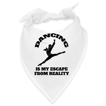 Ballett Tänzerin Geschenk Tanz Ballerina Tanzkurs - Bandana - Weiß - Vorne