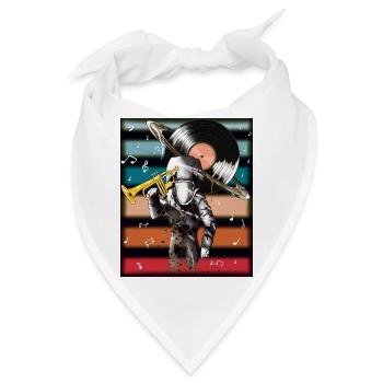 House Music - Bandana - Weiß - Vorne