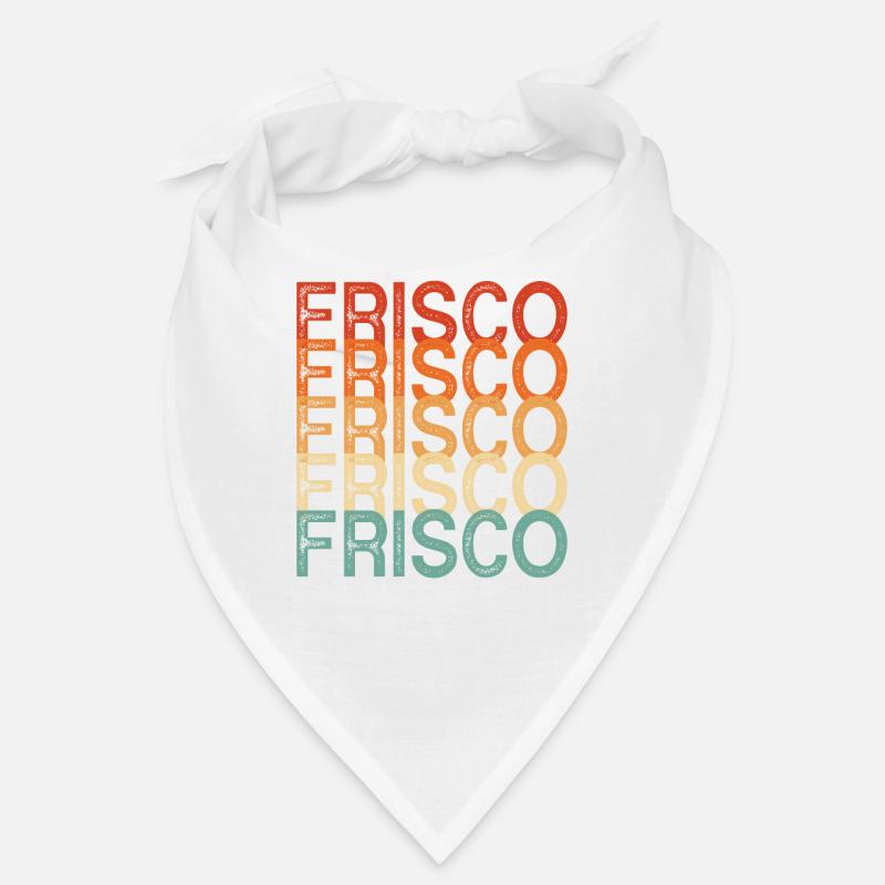Frisco Texas - Bandana - white
