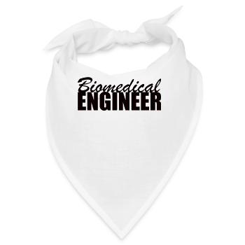Stolzer Biomedizintechniker Biologie Forschung Bio - Bandana - Weiß - Vorne