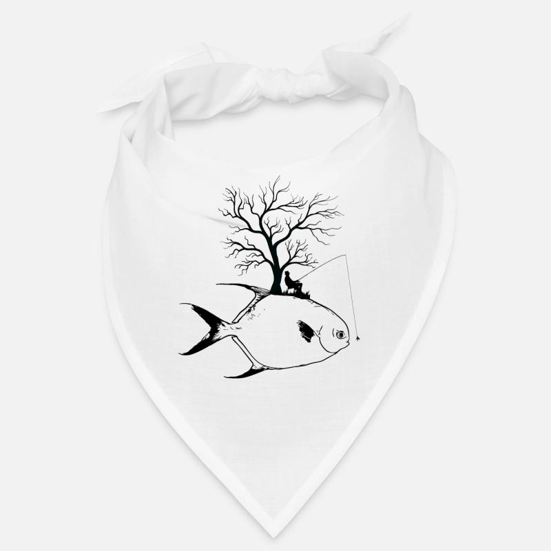 Graphic Tree - Fish Pompano Bandana