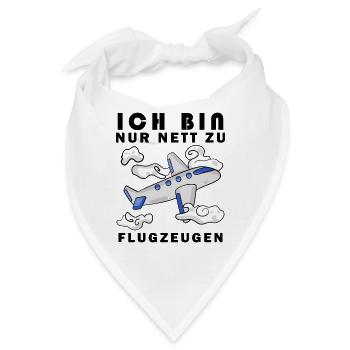 Modellflug Pilot Modellbau Flugzeug Modellbauer - Bandana - Weiß - Vorne