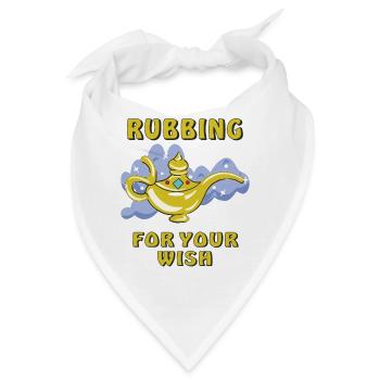 RUBBING FOR YOUR WISH - Bandana - Weiß - Vorne