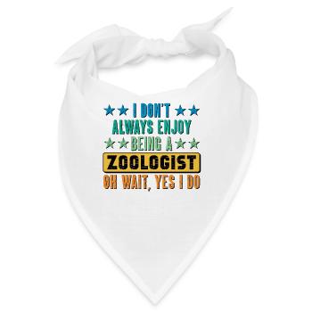 Zoologe im Ruhestand Vintage Ruhestand Zookeeper - Bandana - Weiß - Vorne