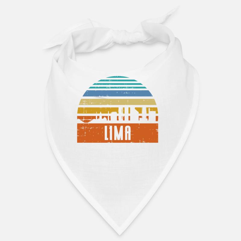 Lima Pérou Skyline Bandana