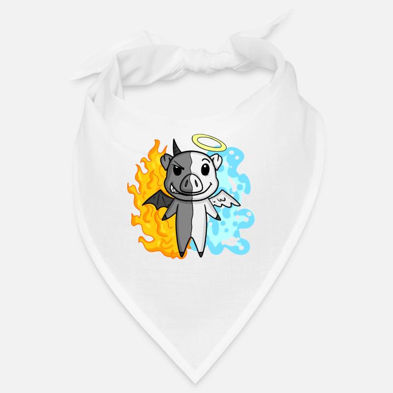 Pig - Angel and Devil Bandana