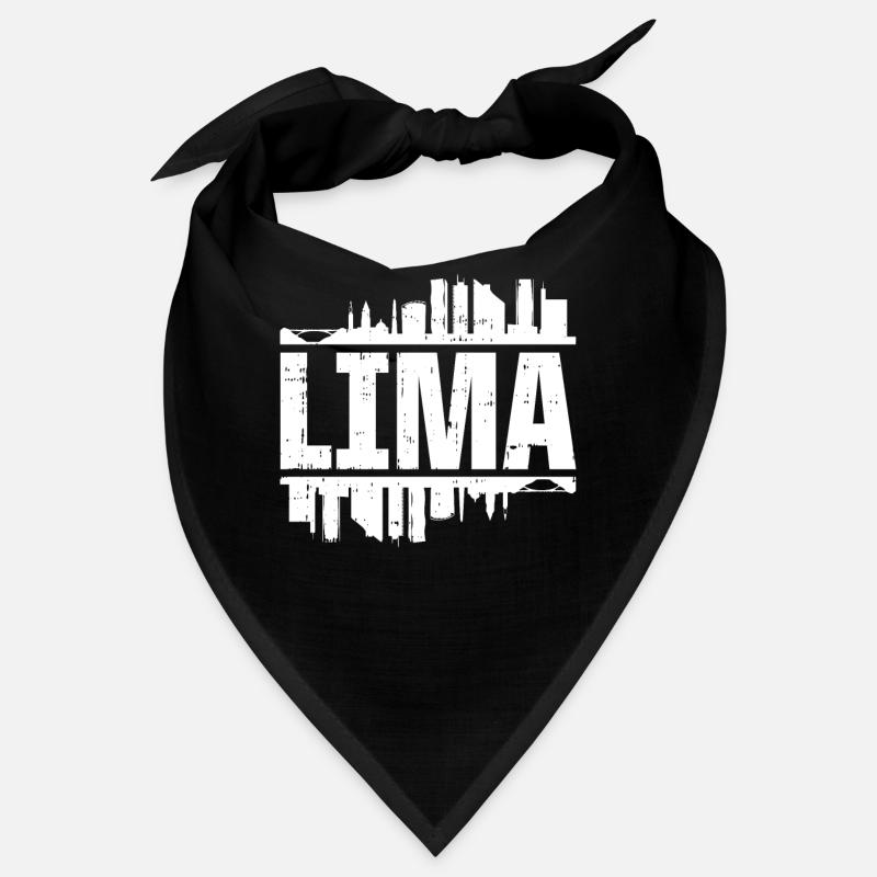 Lima Pérou Skyline Bandana