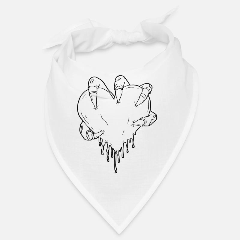 Zombiecore Esthétique Zombie Monster Hand Skeleton Bandana