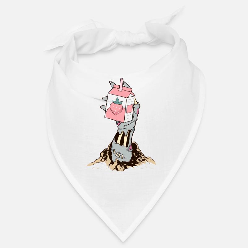 Zombiecore Ästhetische Zombie Skelett Hand Bandana