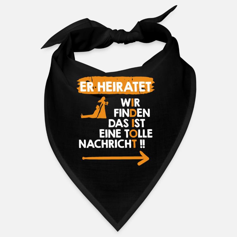 Der Idiot heiratet Bräutigam Junggesellenabschied Bandana