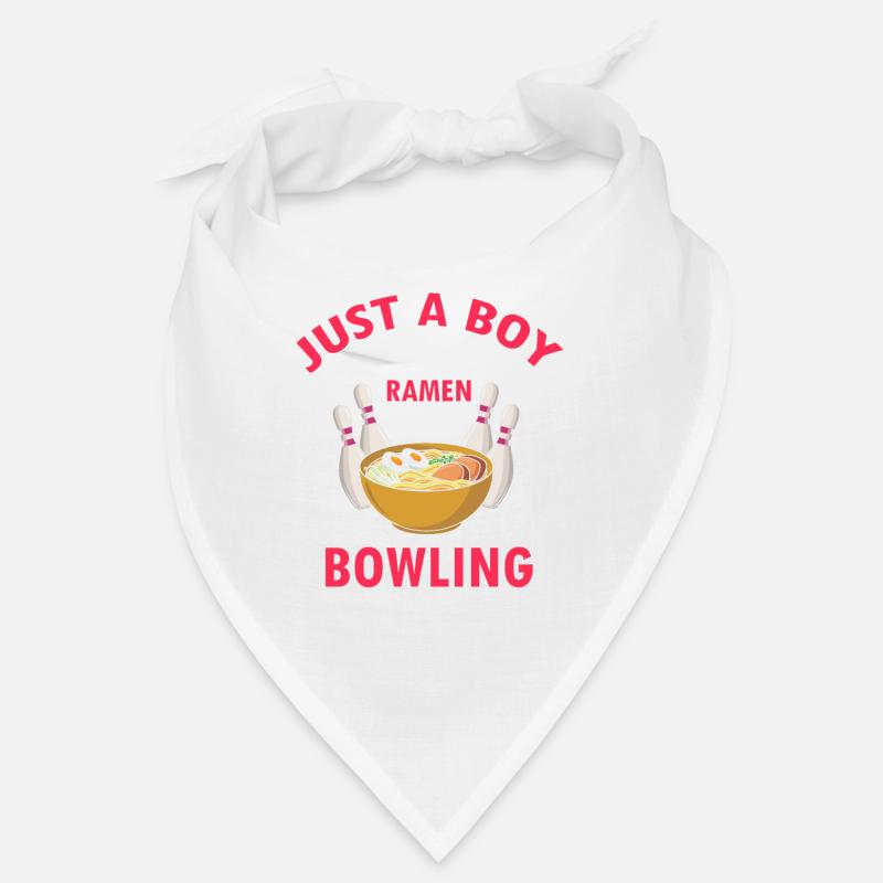 Juste un garçon qui aime ramen et bowling cool Bandana
