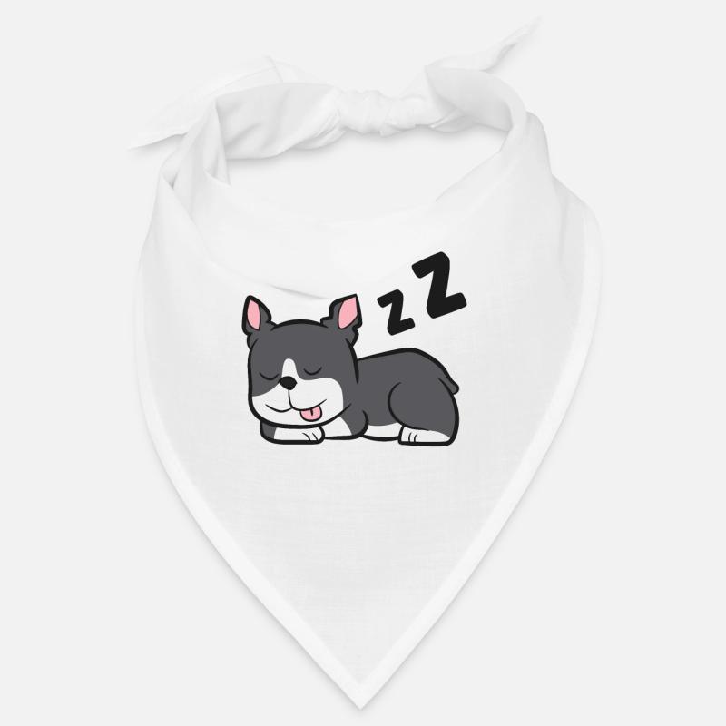 Drôle Boston Terrier endormi Boston Terrier Bandana