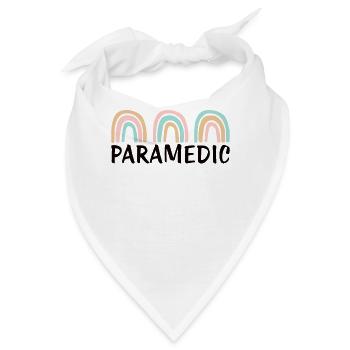 Paragliding Gleitschirmflieger Fallschirm Para - Bandana - Weiß - Vorne