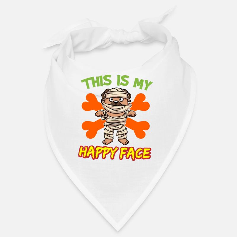 C’est mon visage heureux drôle de monstre d’Halloween Bandana