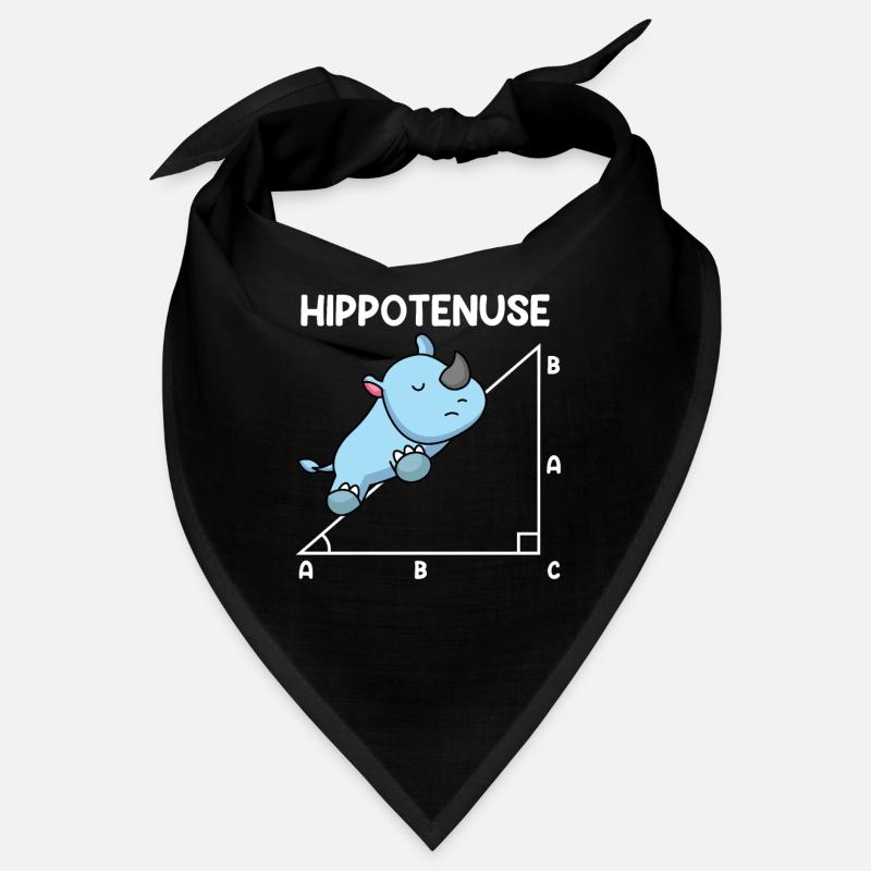 Hypoténuse Hippopotence Math Bandana