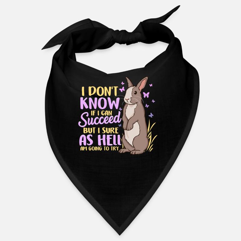 Cute ambitious rabbit challenge Bandana