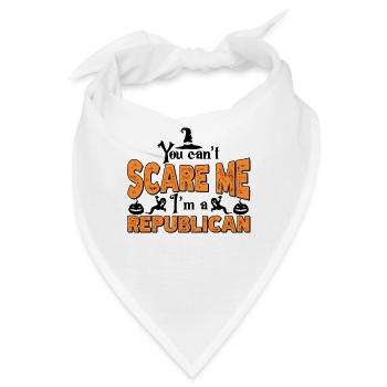 Halloween Abstimmung Republikaner Unterstützer - Bandana - Weiß - Vorne