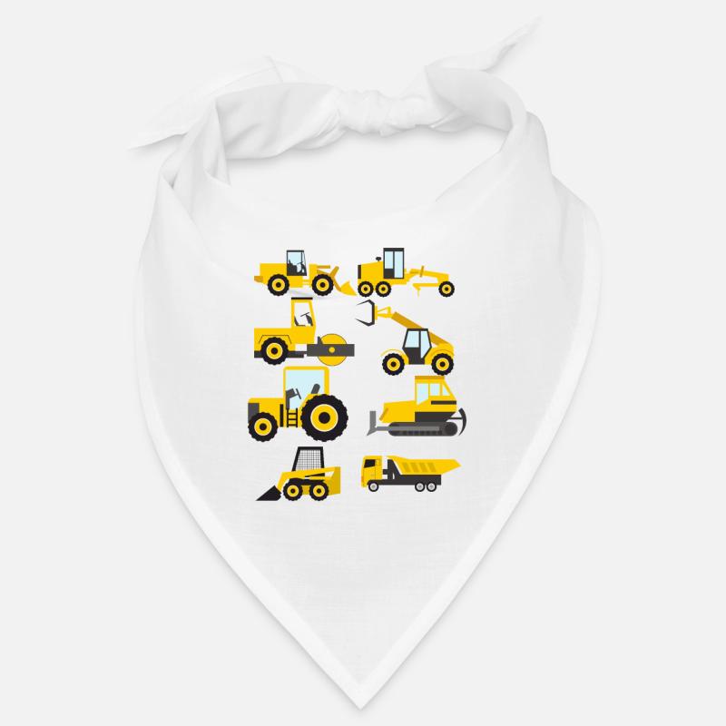 Baubagger Sammlung Funny Constructi Bandana