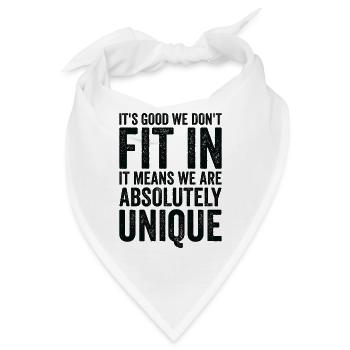 Positivität Außenseiter Dichter Poesie - Bandana - Weiß - Vorne