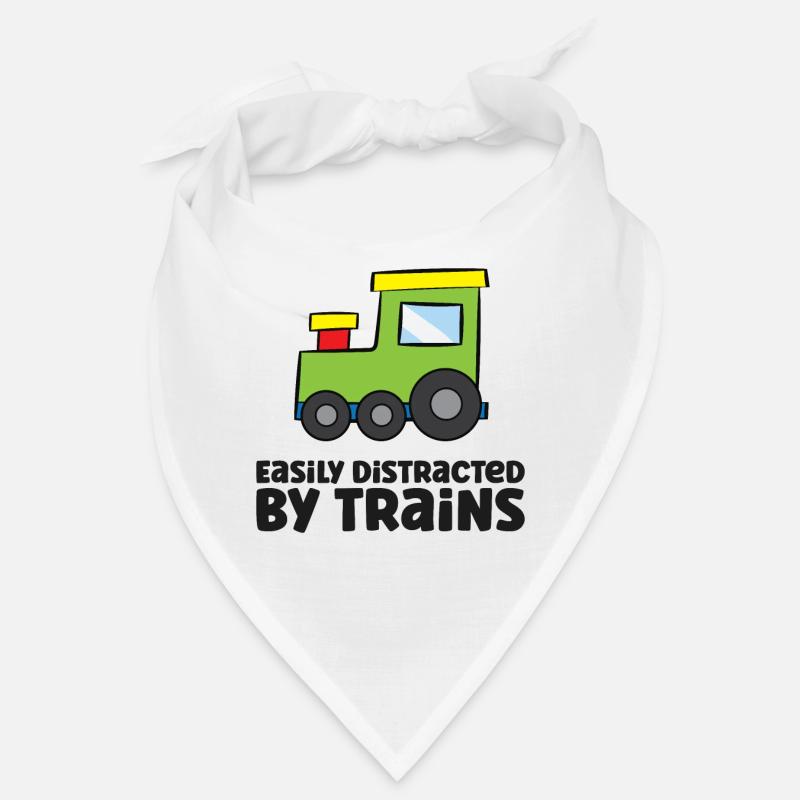 Easily Distracted By Trains Bandana