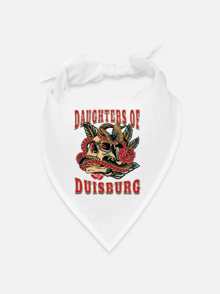 Duisburg Power-Frau daughters of Duisburg Retro - Bandana - Weiß