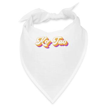 Vintage Urlaub Reise Thailand Ko Koh Tao - Bandana - Weiß - Vorne