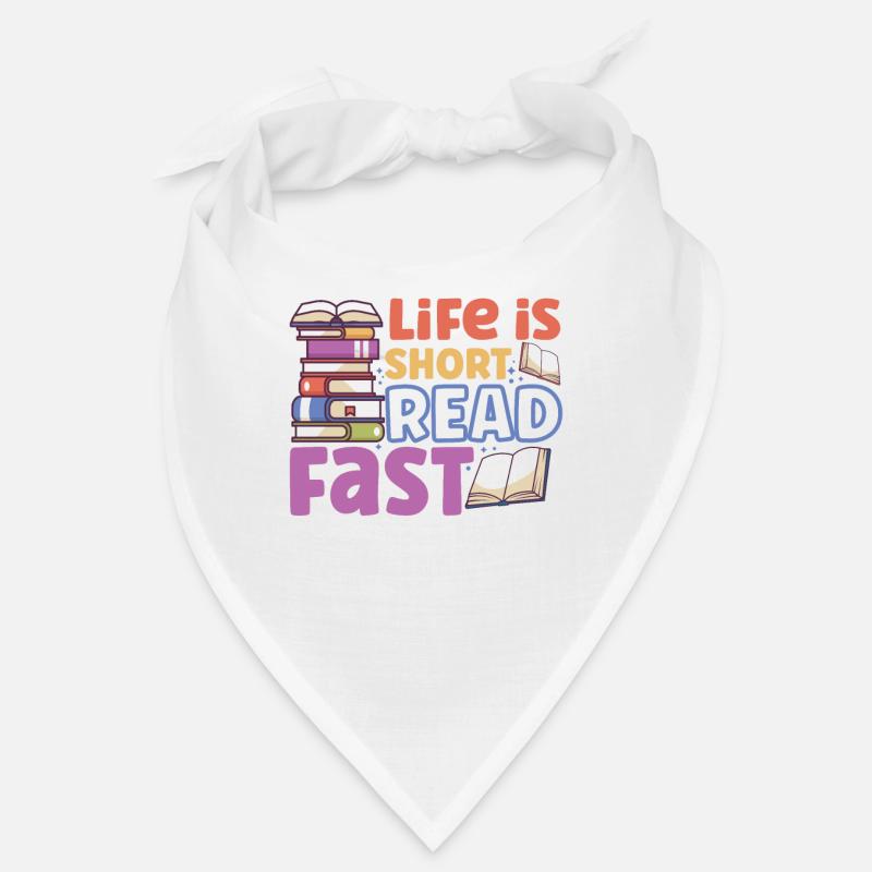 Book Reader Reading Literature Bookworm Gift Idea Bandana