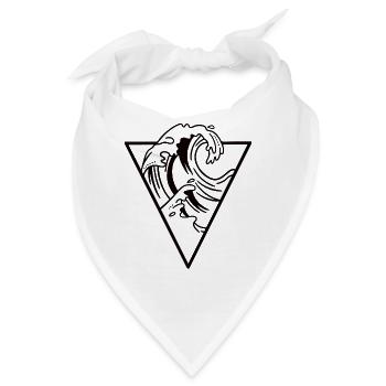 welle - Bandana - Weiß - Vorne
