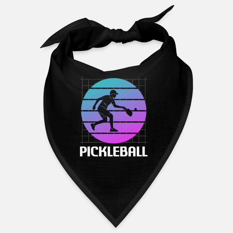 Retro Vintage Classic Pickleball Player Bandana