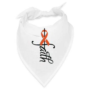 Multiple -Sklerose -Bewusstsein In Multipler - Bandana - Weiß - Vorne