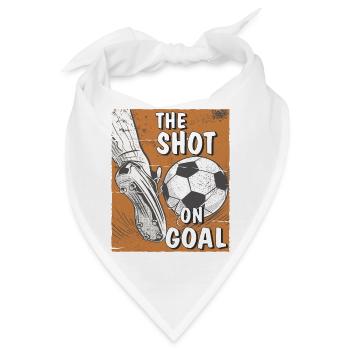 FUSSBALL THE SHOT ON GOAL - Bandana - Weiß - Vorne