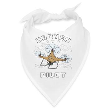 DRONEN PILOT - Bandana - Weiß - Vorne