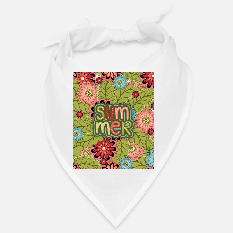 Summer, Pattern, Floral Pattern, Summer Pattern Bandana