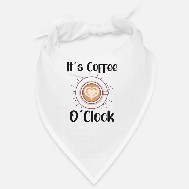 Coffee Lover Caffeine Molecule Java Latte Espresso Bandana