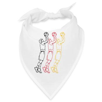 3 Point Scheme | Basketball | Turnier - Bandana - Weiß - Vorne