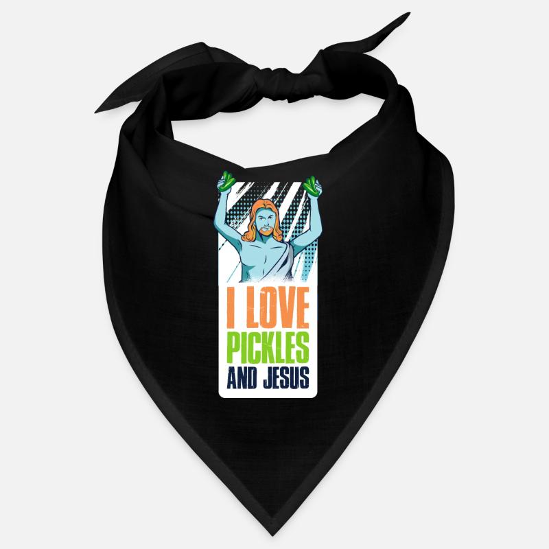 J’aime les cornichons et le cadeau de Jésus Jésus Bandana