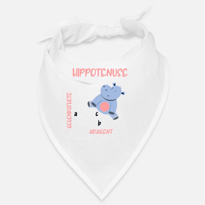 Mathematician Hippotenuse Hippo Triangle Bandana