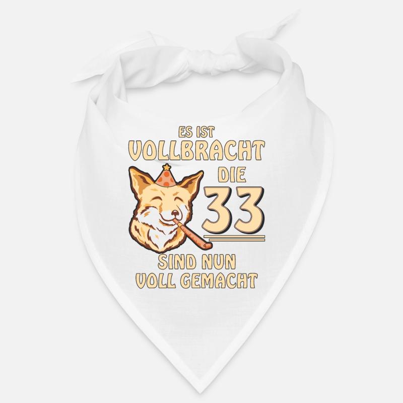 33 GEBURTSTAG Bandana