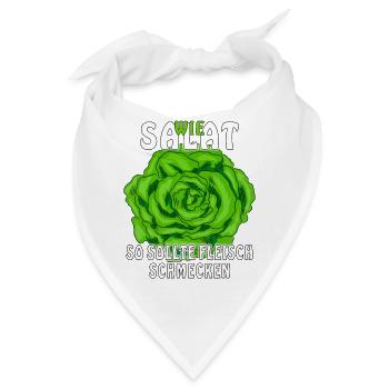 WIE SALAT - Bandana - Weiß - Vorne