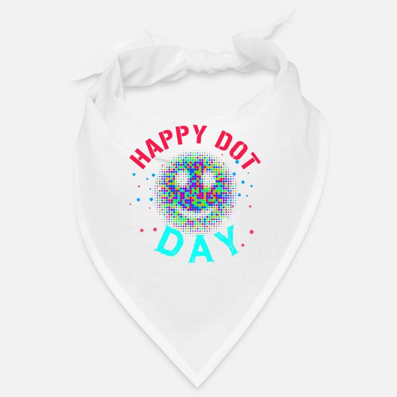 Dot Pattern Colorful Smile Happy Dot Day Bandana