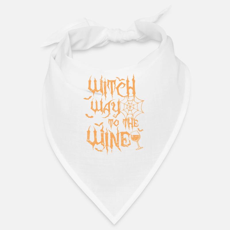 Chemin de sorcière vers le vin Coutume d’Halloween Bandana
