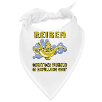 OELLAMPE REIBEN - Bandana - Weiß - Vorne