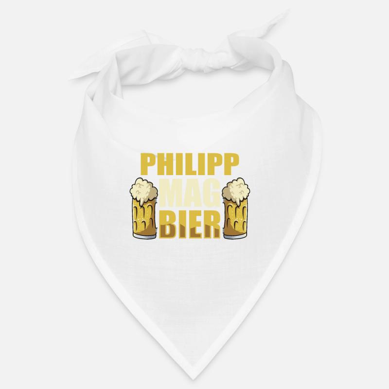Philipp mag Bier Name Geburtstag Bandana