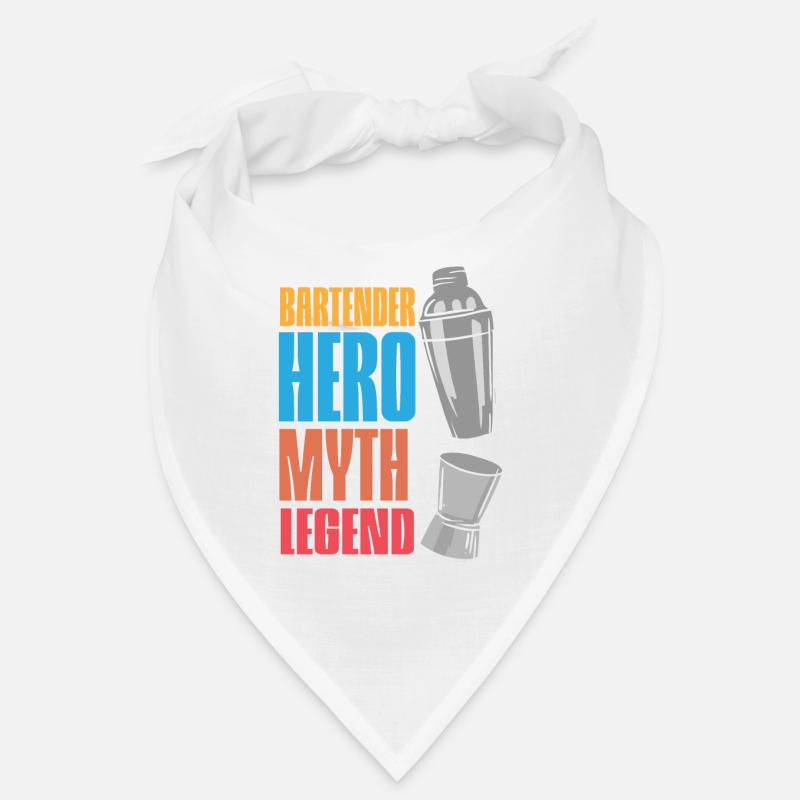 Bartender The Hero Myth Legend Funny Bartender Bandana
