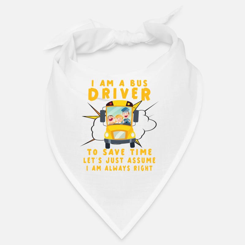Funny School Bus Driver Appreciation anniversary Bandana