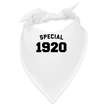 Lustiges Geburtstags-Special 1920 - Bandana - Weiß - Vorne
