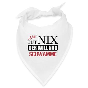 Erzgebirge Schwamme - Bandana - Weiß - Vorne