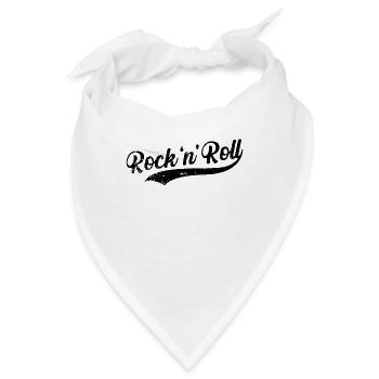 Rock 'n' Roll Musikstil Gitarre Genre - Bandana - Weiß - Vorne