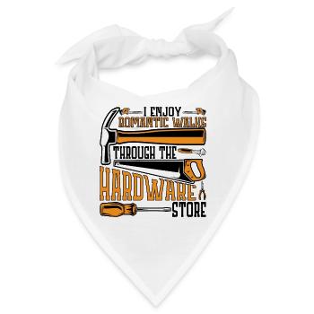 Enjoy Romantic Walks Through The Hardware Store11 - Bandana - Weiß - Vorne